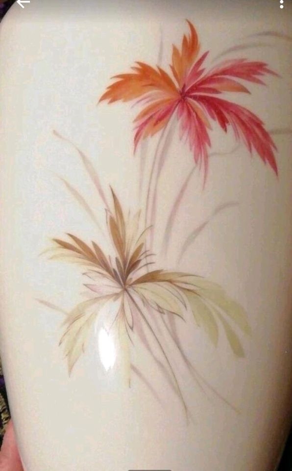 Hutschenreuther Bodenvase, 50er, vintage, 50er, Vase in Rabenau