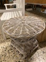 Beistelltisch white wash, Rattan Korbgeflecht Ø 55 cm NEUWARE Thüringen - Ronneburg Vorschau