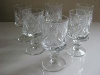 Sherry Gläser Likörgläser Gravur Vintage Glas glitzernde Gläser Bayern - Gerbrunn Vorschau