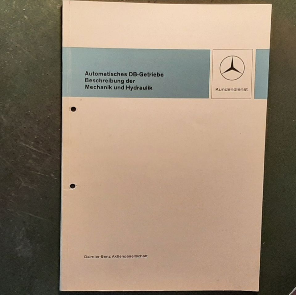 Mercedes Werkstattbuch Automatik Getriebe 220SE 230SL usw. in Stuttgart