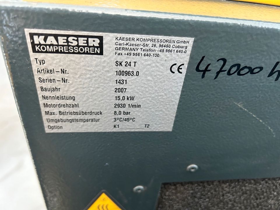 Kaeser Kompressor Schraubenkompressor in Meisenheim