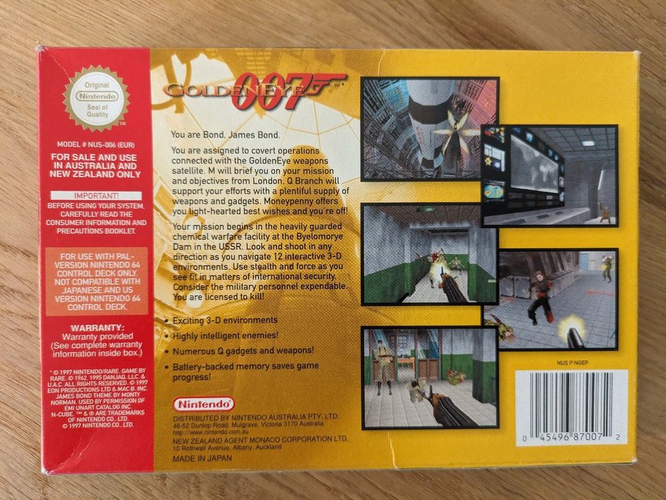 Goldeneye 007 (PAL/ AUS) - Nintendo 64 OVP in Neumünster