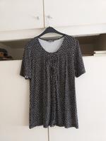 Bluse, schwarz mit weißen Herzchen, kz.Arm Hamburg-Nord - Hamburg Langenhorn Vorschau