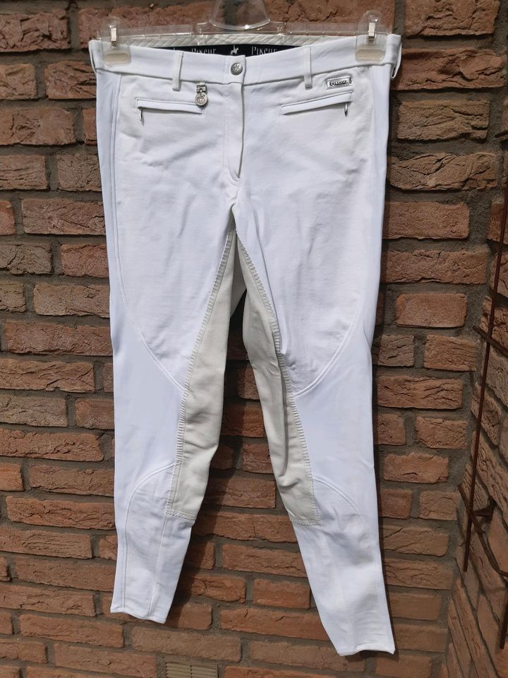 Neue Pikeur Reithose Turnierreithose Noblessa Gr. 92 46 weiß in Borchen