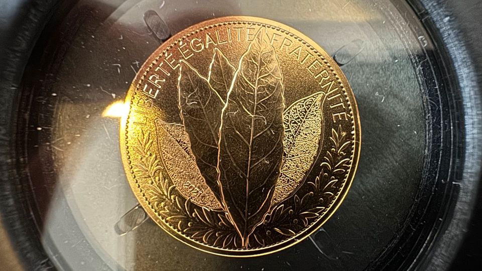 250 Euros Le Laurier Gold Frankreich in München