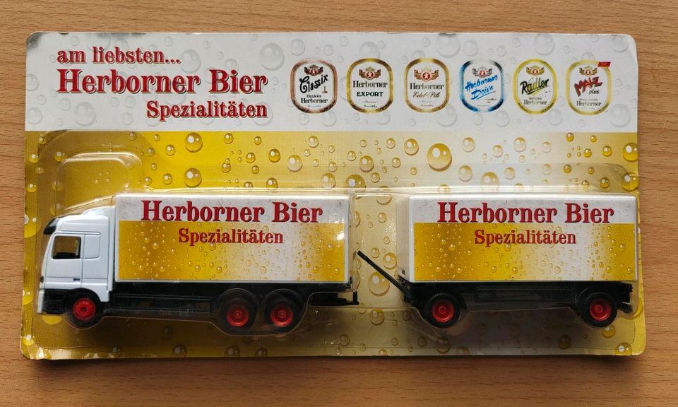 WerbeTruck Mini LKW Herborner Bier NEU in OVP in Spremberg