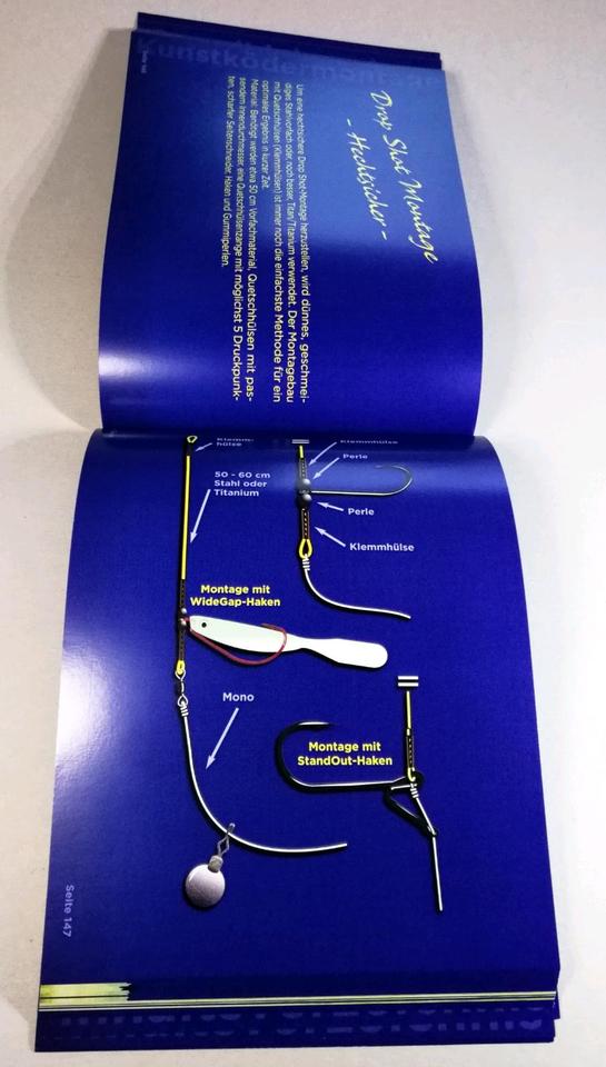 Angeln 2 Taschenbücher MONTAGEN + ANGELKNOTEN Bauanleitungen NEU in Geesthacht