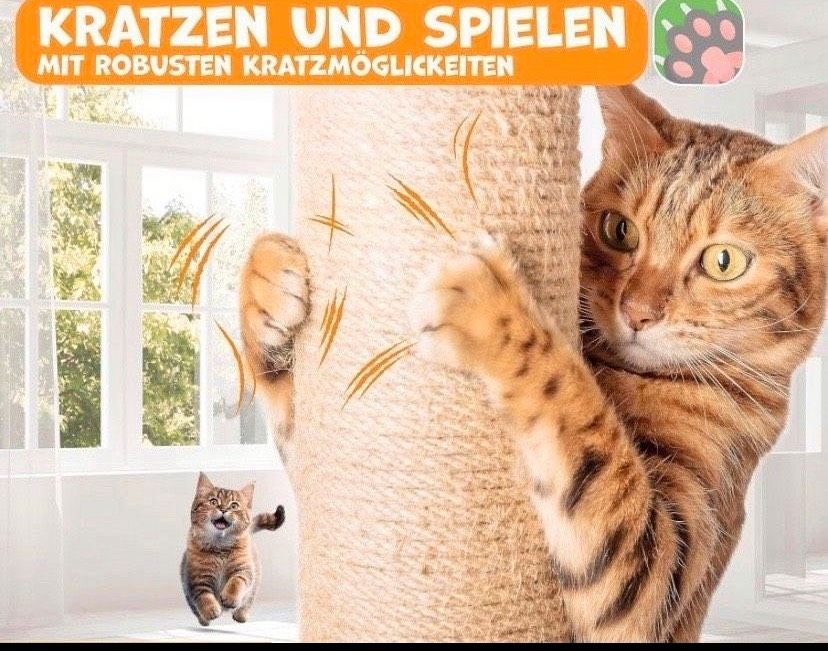 Kratzbaum Katzenbaum Spielbaum Kletterbaum für Katzen NEU in Paderborn