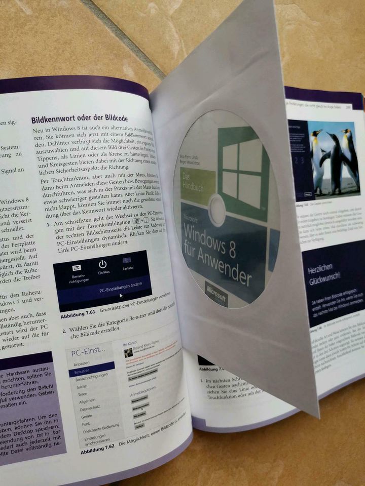 Windows 8 für Anwender Buch ungelesen mit CD in Pförring