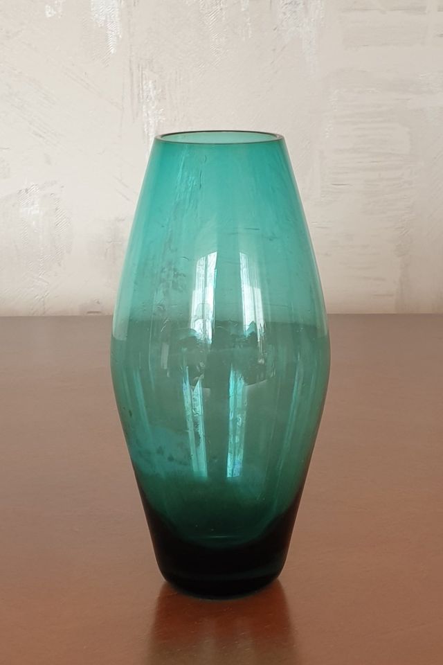 Vasen Glas Rauchglas • mid century • vintage in Hohenwestedt