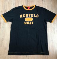 ♻️ T-Shirt - Kenvelo Herren L Blau mit Aufnäher ♻️ Dithmarschen - Heide Vorschau