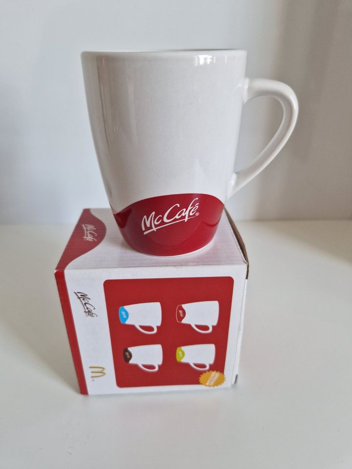 McCafe McDonalds Tasse 2012 rot OVP in Breitengüßbach