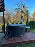 -15% Badezuber - Badefass Hot tub mit WPC Außenofen / Whirlpool Mitte - Wedding Vorschau