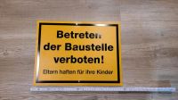 Schild "Baustelle" Sachsen - Wilsdruff Vorschau