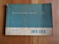 Mercedes 200D 220D Typ W 115, Strich 8 Betriebsanleitung 1967 Niedersachsen - Großefehn Vorschau