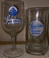 Steinbräu Alzenau Bierglas Bierkrug Brauerei Emil Stein Stein Bayern - Alzenau Vorschau