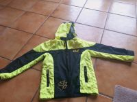 Windjacke Jack Wolfskin Gr 128 neongelb schwarz Nordrhein-Westfalen - Erftstadt Vorschau