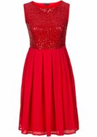 Abendkleid, Festkleid rot Pailletten - Hochzeit, Party,Standesamt Hessen - Frankenberg (Eder) Vorschau