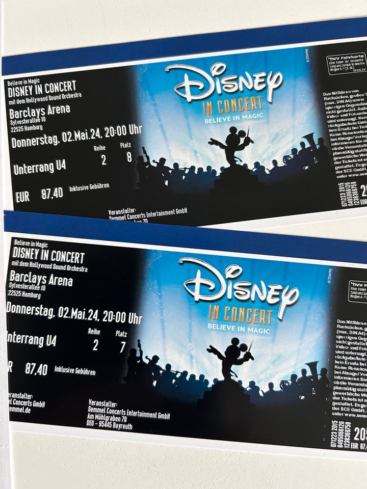 2 x Disney in Concert 02.05.2024 in Bohmte
