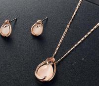 NEU - Opal SET rosegold Ohrringe Halskette Tropfenform rose Brandenburg - Senftenberg Vorschau