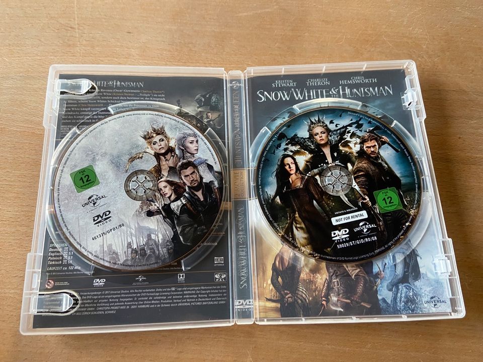 DVD Snow White & the Huntsman/The Huntsman & the Ice Queen FSK 16 in Bad Wurzach