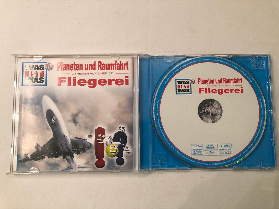 Hörspiel-CD - WAS IST WAS - Planeten und Raumfahrt / Fliegerei in Buchloe