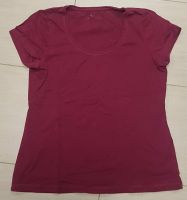 T-Shirt, Damen, lila/aubergine, Größe 44 Sachsen-Anhalt - Könnern Vorschau