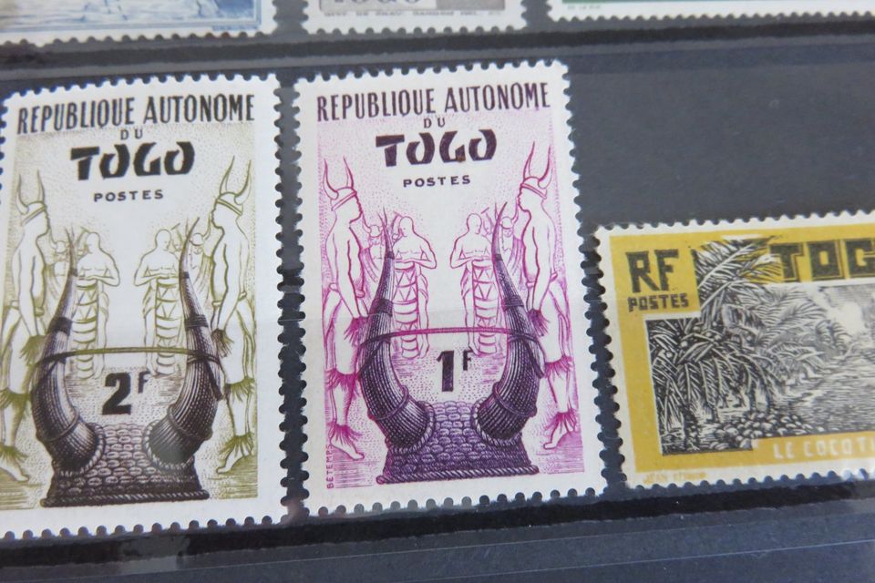 Briefmarken Konvolut Tanger Togo in Eging am See