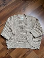 Strickjacke Gr M für Damen Top Zustand beige mit Glitzergarn Baden-Württemberg - Wernau Vorschau