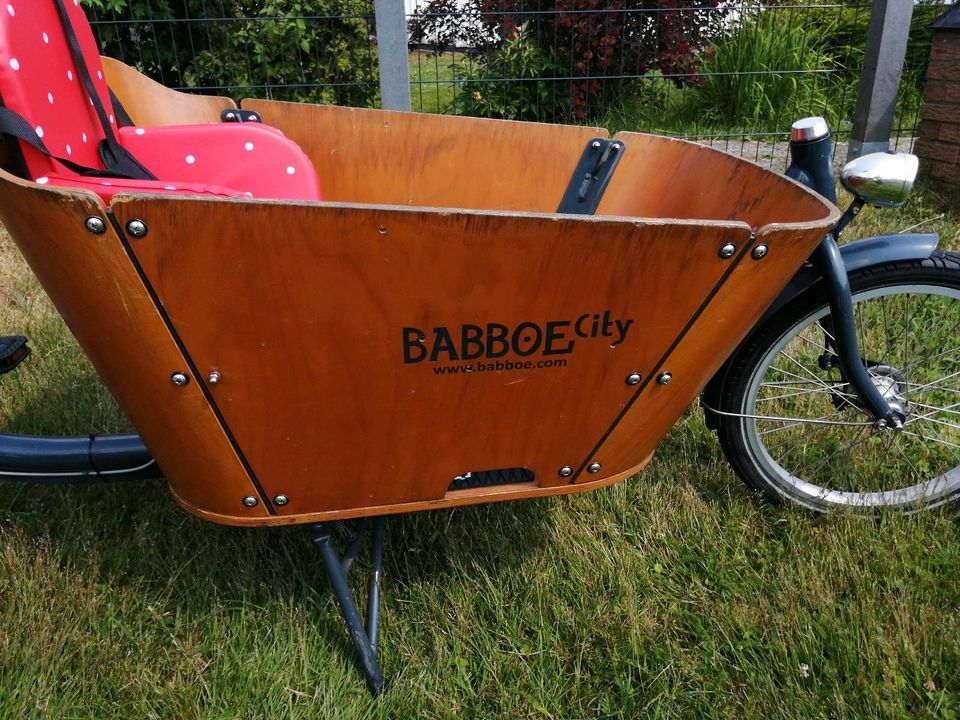* Babboe City Lastenrad, Sitzkissen, Regenverdeck, kein E-Bike* in Neu Wulmstorf