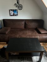 Braune 2-Sitzen Couch aus Velour mit Stauraum Duisburg - Duisburg-Mitte Vorschau