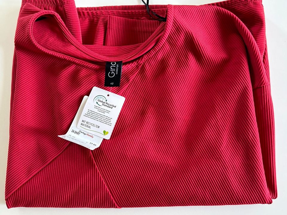 Frühling Büro Pullover Marke Gina Benotti Gr.42 Rot NEU in Lemgo