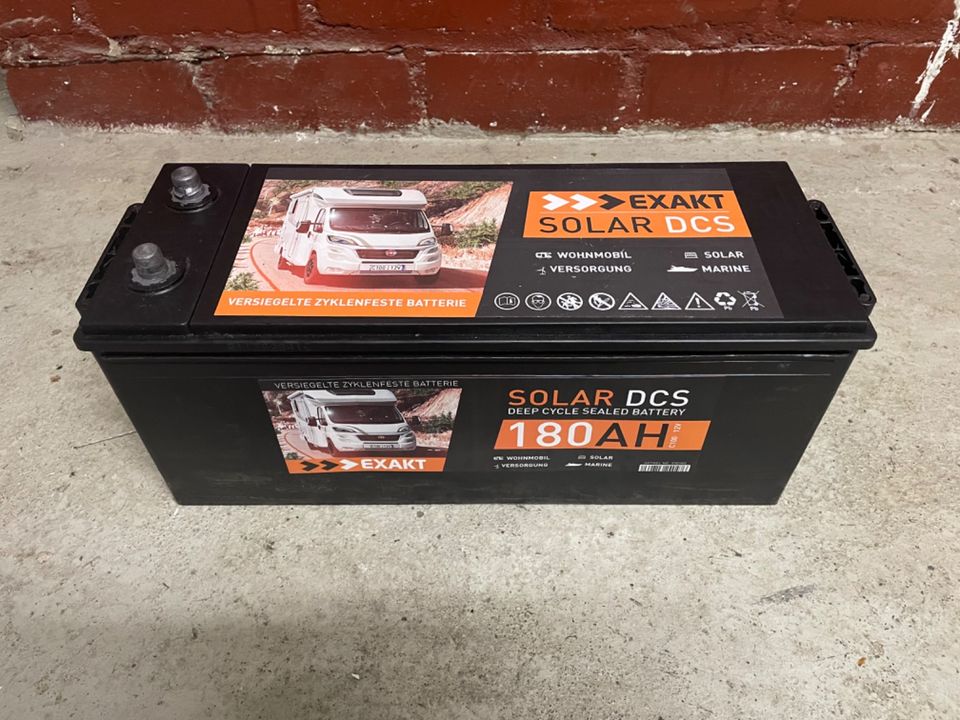 180Ah 12V Solar Wohnmobil Auto Aufbau Batterie in Neuss
