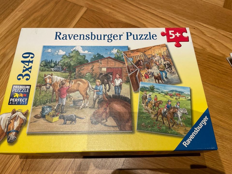 Puzzle Ravensburger Pferde Tiere Sam Dschungelbuch in Borna