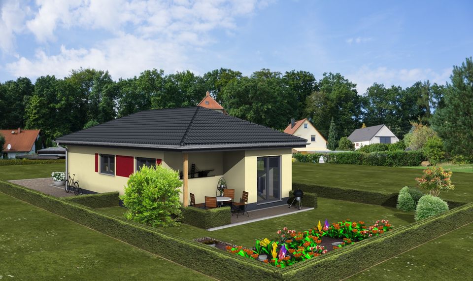 Bungalow - "Barrierefrei im eigenen Garten Wohnen" Preis inkl. Grundstk. in Lutherstadt Wittenberg