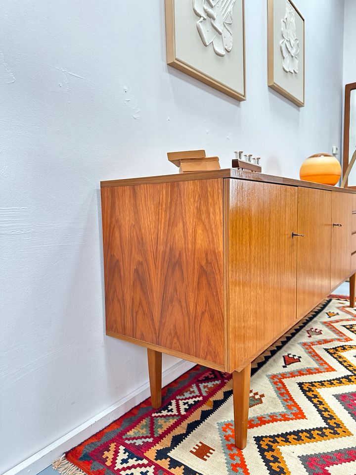 Teak Sideboard Mid Century 60er Anrichte Vintage Board Kommode in Hamburg