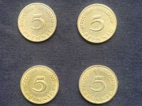 Seltene Nachkriegsmünzen (1949) "Bank Deutscher Länder"  - 5 Pf. Nordrhein-Westfalen - Solingen Vorschau