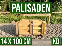 Palisaden Holzpalisade Beeteinfassung Rundholz - 14 x 100 - KDI Nordrhein-Westfalen - Lennestadt Vorschau