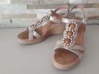 JENNY by ara, Keilsandaletten beige/gold Gr.40 Bochum - Bochum-Nord Vorschau