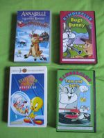 VHS Kassette Buggs Bunny, Laurel und Hardy, Ice Age, u.a. Hessen - Nidderau Vorschau