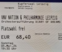 Biete 1x Ticket VNV Nation Leipzig So 05.05.24 Eintrittskarte Leipzig - Möckern Vorschau