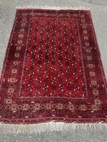 Afghan Orientteppich Wolle rot Retro Mid Century Ethno Vintage Hamburg-Mitte - Hamburg Altstadt Vorschau