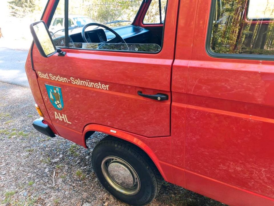 VW T3 Feuerwehr Top Zustand. Sammler Oldtimer 1984 87tkm Tausch in Bad Soden-Salmünster
