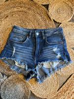 Blaue kurze Jeans-Shorts von H&M - Größe S Schleswig-Holstein - Ostenfeld (Husum) Vorschau