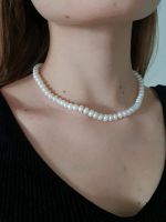Perlenkette neu echte Süßwasserperlen Kette 40cm Thüringen - Jena Vorschau