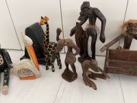 Afrikanische Holzfiguren Sammlung - 8 Stück Sachsen - Aue Vorschau