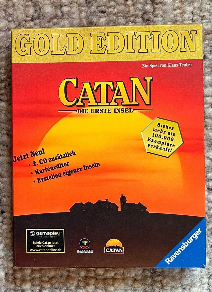 Catan Die erste Insel Gold Edition PC Spiel in OVP in Pfeffenhausen