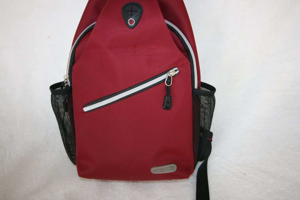 MOSISO Damen Rucksack Schultertasche Sporttasche bordo in Theismühlen