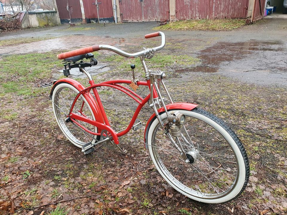 Beachcruiser Chopper Oldtimer Fahrrad Elektra  Univega in Wurzen