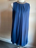 Dunkelblaues Kleid mit Strasssteinen Damen festlich Bayern - Reiser Gem Gars Vorschau